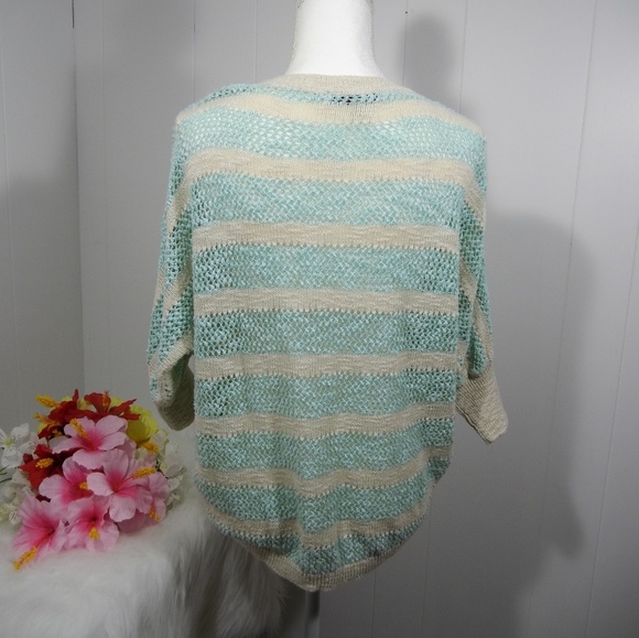 Shrinking violet eyelet sweater size M - Picture 5 of 8